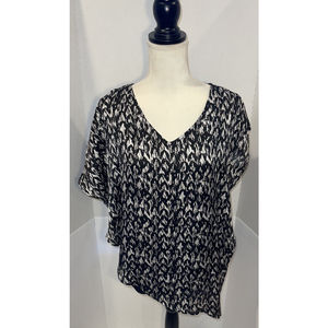 Women’s Alyx Kimono Styled Blouse - Black And White - Size S